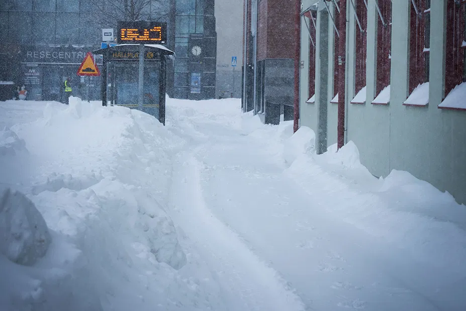 snöröjning Örnsköldsvik